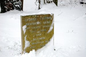 gravestone in the snow - Talking about Death and Dying